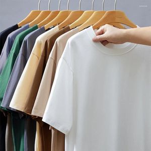 Camisetas femininas Mulheres de verão Manga curta Crew pescoço camiseta de tamanho unissex de algodão macio