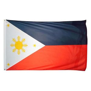 Philippine Flag High Quality 3x5 FT National Banner 90x150cm Festival Party Gift 100D Polyester Indoor Outdoor Printed Flags and B4707051