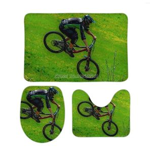 TATS de banho Green Mountain Mountain Mountain Biker Graphic Camise