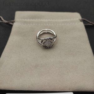 Desginer David Yurma Bracelet Jewelry Uare Full Diamond Ring Size US 6-7-8-9 4つのサイズ