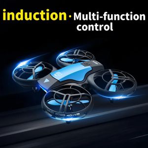 V8 Mini Drohne 4K 1080p HD -Kamera WiFi FPV Luftdruckhöhe Halten Sie schwarzer Quadcopter RC Toy 240506