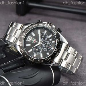 Tag Watch Tag Watch Heure with box AAA Men Chronograph Six Needles Calendar Full Function Brand F1 Watch Stainless Steel Strap Automatic Designer top quality 477