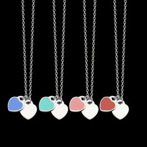 2024Luxury Fashion Pendant Necklace Classic 925 Couple Heart Necklace Fashion High Quality Titanium Steel Designer Necklace Jewelry