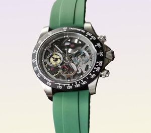 Nowe męskie zegarek Montre de Luxe Sapphire Surface Relojes Deportivos para hombres Wysoka jakość na rękę kwarcowy pasek gumowy 2178217