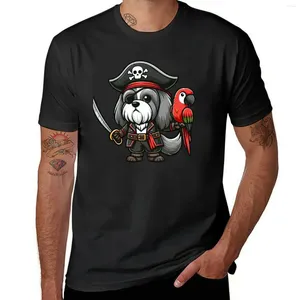 Polos maschile lhasa apso dog t-shirt pesi massimi di pesi pesi per maschi camicie da allenamento da uomo animale da uomo