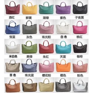Faye Wong's same woven bag, large capacity tote bag, handmade woven women's bag, beach bag, fashionable shopping bag