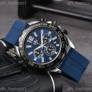 Tag Watch Tag Watch Heure with box AAA Men Chronograph Six Needles Calendar Full Function Brand F1 Watch Stainless Steel Strap Automatic Designer top quality 343