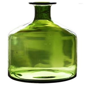 Vasi Moss Green Green Glass Vaso Art Utensils Decorazione di grandi dimensioni American Country