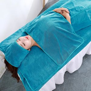Spa güzellik salonu havlu paketi bandana banyo etek kemer deliği yapımı yatak seti banyo aksesuarları setleri 240510