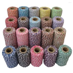 Decorazione per feste 5 pezzi/bakers sottili Twine 4 Ply (110 anni/Spool) Cotone Cotton 22Kinds che puoi scegliere con