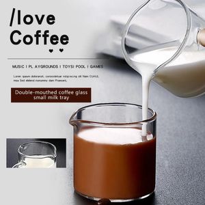 Wine Glasses 100ml High Borosilicate Glass Cup With Spout Mugs Milk Coffee Utensils Insulated Clear Suitable For Espresso