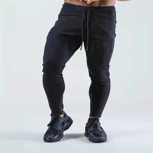 Men's Pants Fitness pants for men in autumn and winter new breathable sports and leisure pants slim fit drawstring small foot zipper sa Y24051304B6