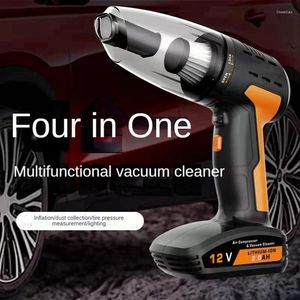 Storage Bags 9000PA Car Vacuum Cleaner Wireless Handheld Super Suction 4 In 1 LED Lighting Auto Home Pet Hair Clean