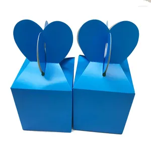 Decoração de festa 6pcs puro bluetheme kid aniversário deco conjunto de pipocas