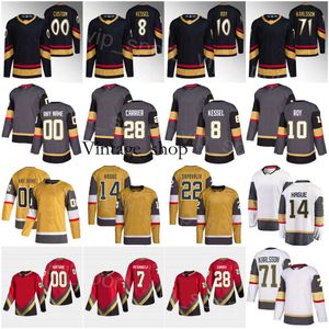 VIN 2023 Hockey Reverse Retro 55 Keegan Kolesare Jerseys 28 William Carrier 14 Николас Гаага 6 Ши Вебер 8 Фил Кессель 71 Уильям Карлссон