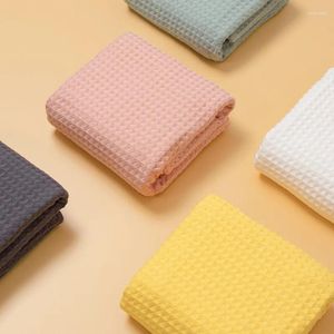Towel Luxury High Quality Japanese Waffle Bath Pure Cotton Household Water Absorbent Non-linting Honeycomb Pattern Face