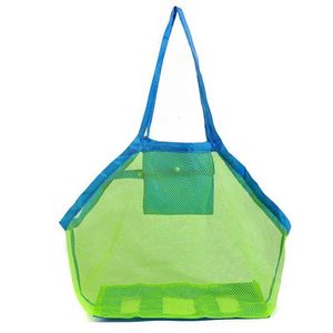 Sand Play Water Fun Baby beach toy bag childrens mesh bag messenger bag beach toy tools storage bagL2405
