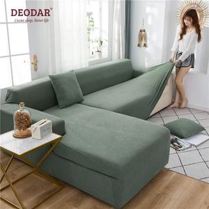 Chair Covers Deodar Adjustable Living Room Sofa Cover For Armchair Plaid L Shape Corner Couch Slipcover Home 1/2/3/4 Seat