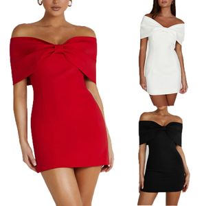 summer dresses for women vestido Spring and summer new sexy one-line collar casual dress INS party fashion dress for women dresses