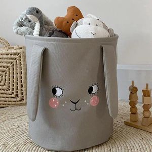 Bolsas de lavanderia impedir o balde de armazenamento para brinquedos sujos de pano sujo cesto de desenho animado Organizador caseiro dobrável