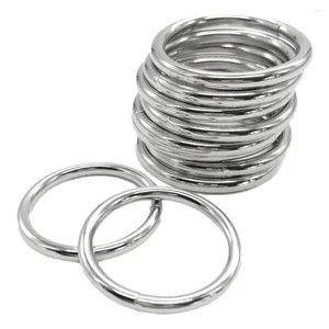 Dekorative Blumen Metall Makrame Ringe 2 Zoll für Pflanzenbügel Kit 10 Pack O Schnalle Bastelring