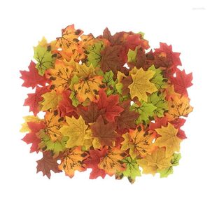 Party Decoration 100/200pcs Simulation Autumn Fall Silk Leaves For Wedding Thanksgiving Halloween Decor