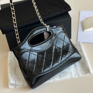 Designertote Bag Siyah Çanta Kadın Akşam Çantaları Moda Partisi Debriyaj Çantası Gerçek Deri Mini Omuz 31 Bag Klasik Zincir Moda Bayanlar Crossbody Cüzdan