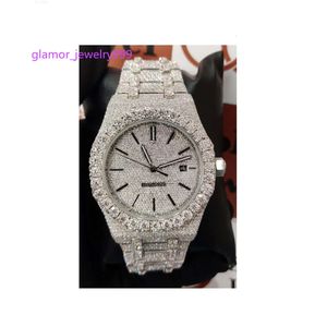 Alta sob demanda projetada D Color VVS Moissanite Iced Out Watch for Unisex do fornecedor indiano a granel Ordem Melhor preço