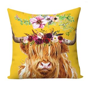 Kissen Tierkow-Cover-Super-Soft-Pillowcase-Home-Decoration-Cow-Cow-Kauspillowcases-for-CAR-Sofa-Home-Decor