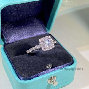 Anelli di design di diamanti in cristallo di lusso per donne ragazze s925 bling argento in pietra gialla rosa giallo fascino elegante cz