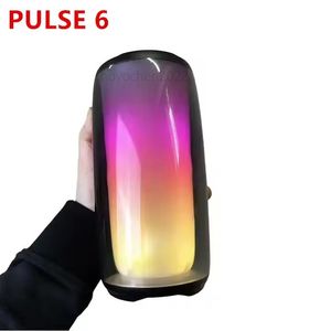 Portable speaker Pulse6 Outdoor waterproof subwoofer buletooth pulse6 color bass music portable wireless audio system single and dual microphone