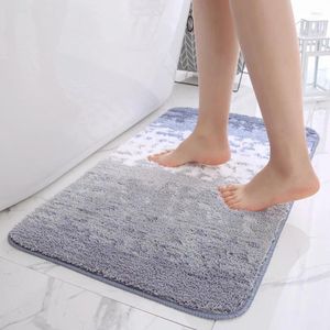 Bath Mats Non-Slip Mat Bathroom Rugs Carpet Absorbent Floor Rug Toilet Microfiber Washable Home Soft Super Carpets