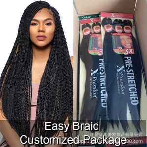 EZ Dirty Braid Big Braid Three Pack 26 tum 270g låg temperatur Silk Easy Braid Hair