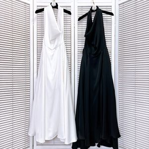 409 XXL 2024 Milan Runway Dress Spring Summer Summer Sleeseless Mid Calf Brand Black Solid MESMO