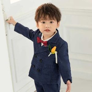 Ternos meninos meninos 1 ano de aniversário terno recém -nascido Japão calça de colete infantil