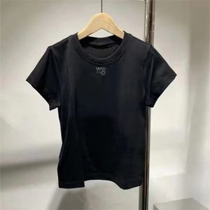 Nuove magliette da donna Designer Lettera di moda Modello di magliette dolci Donne maniche corte Sliose Tee Casual Rotonda Thirt femminili