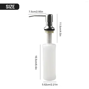 Dispensador de sabão líquido 350 ml loção para chuveiro manual Gel shampoo Garrafa de armazenamento reutilizável 360 rotação pia de cozinha acessórios de banheiro
