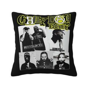 Fan Ski Exclusive Mask Pillow Rap Hip Hop Suicide Combination Chettas mönster Kudde sängkläder levererar kuddfodral