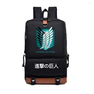 Attacco di zaino su Titan Travel Eren Rucksack Casual School Bag Backpacks Student