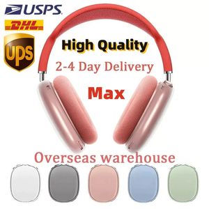 For Airpods Max bluetooth earbuds Headphone Accessories Transparent TPU Solid Silicone Waterproof Protective case AirPod Maxs Headphones Headset cover Cas