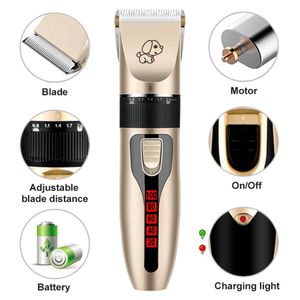 Cachorro barbeador de estimação Clipper elétrico Teddy Cat Shaver Profissional Clipper Electric Clipper