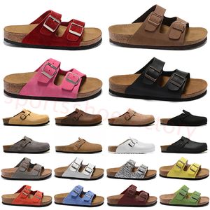 Brikinstockss slippers clássicos sandálias de designers slides de espuma homens homens chinelos de fivela de fivela desliza