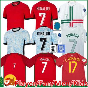 Koszulki piłkarskie 2023 2024 Portuguesa Joao Felix Soccer Jerseys Ruben Neves Bernardo Bruno Ronaldos Fernandes Portugieser 2006 Portugalska koszulka piłkarska Kit Kit M.