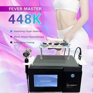 Fever Master Indiba 448 Khz Tecar Therapy Machine CET RET RF Skin Tightening Neck Lifting Body Massage Slimming Machine