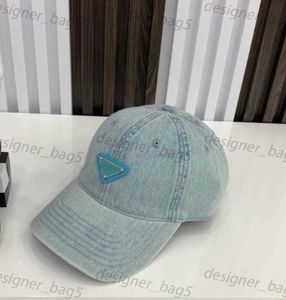 مصمم Casquette Vintage Denim ملوثات البيسبول للرجال والنساء Summer Patchwork Streetwear Rhinestone Cowboy Hat Cap Sport Ball Cap