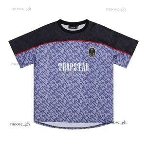 Дизайнерские мужские футбольные рубашки Trapstar T Roomts Polos пары букв буквы футболки женщин Trapstars Mustery Tees Дизайнерский матч Tshirt Eu Size S-XL 81