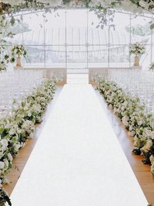 Mattor 1pc engångsbröllopsceremoni gång matta som inte är halkig brudbanan utomhusdekoration