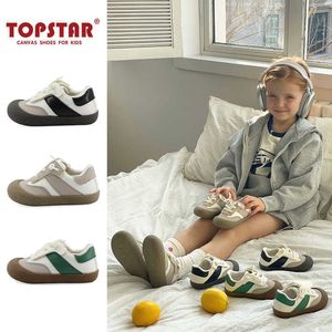 Sneakers TS Childrens Moral Training Shoes 2024 Spring and Autumn New Boys Girls Casual Board Anti Kick Baby Forrest Gump 6001 H240513