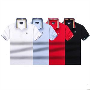 Psyco Bunny Polo Shirts Herrendesigner T -Shirt Psychological Short Sleeve Kleidung 2024 USA High Street Business Casual Golf Tees Kaninchenmuster Streetwear Y2S1