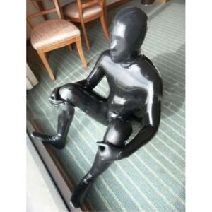 Gummi Latex Rubber All-Body Black Suit Catsuit Catsuit Suits Size s-xxl